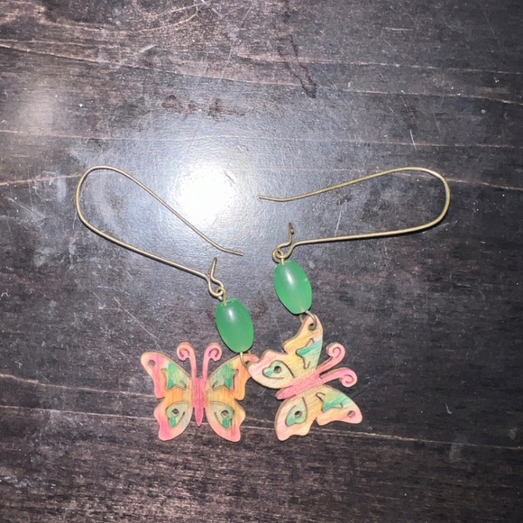 Butterfly earrings - Picture 2 of 2